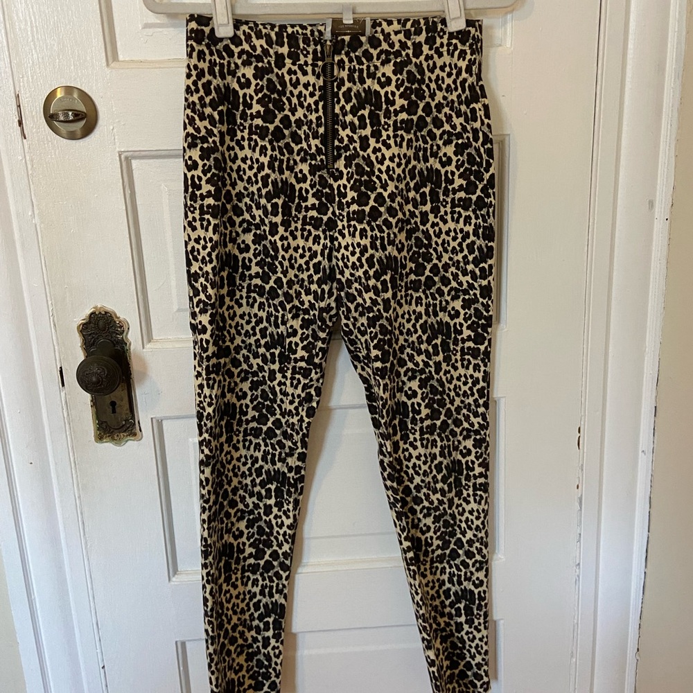 cheetah print pants